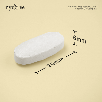 Calcium, Magnesium, Zinc & Vitamin D3 Complex - 500mg