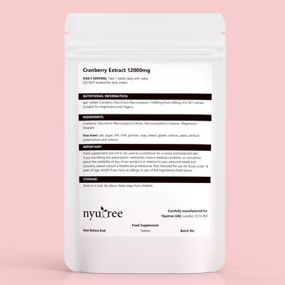 Cranberry Extract 12000mg - High Potency
